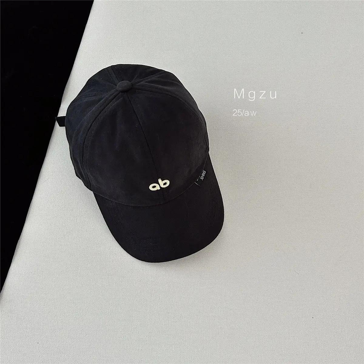 Brown Embroidered Korean Boys Cap - Image 5