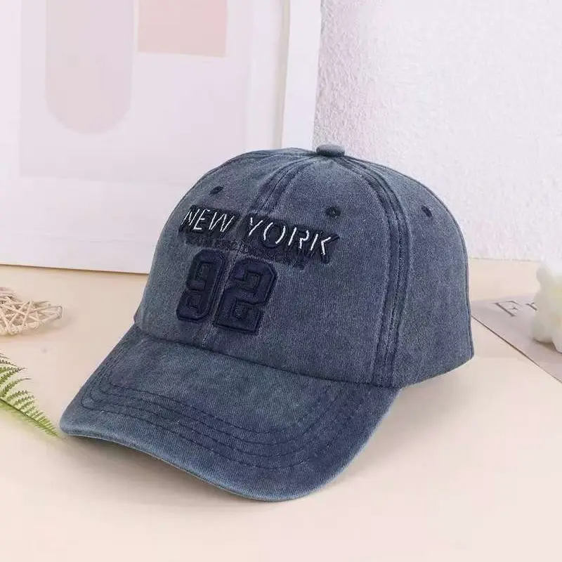 American Retro Embroidered 92 Letter Baseball Cap - Image 8