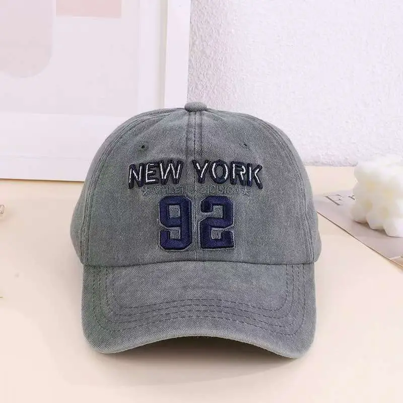 American Retro Embroidered 92 Letter Baseball Cap — feature 3