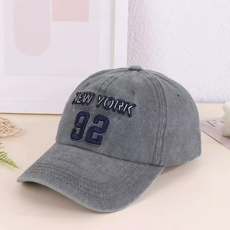 American Retro Embroidered 92 Letter Baseball Cap — feature 4