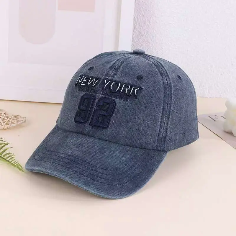 American Retro Embroidered 92 Letter Baseball Cap — feature 8