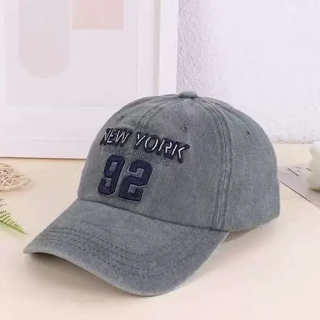 American Retro Embroidered 92 Letter Baseball Cap - Image 2