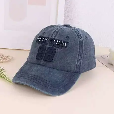 American Retro Embroidered 92 Letter Baseball Cap - Image 5