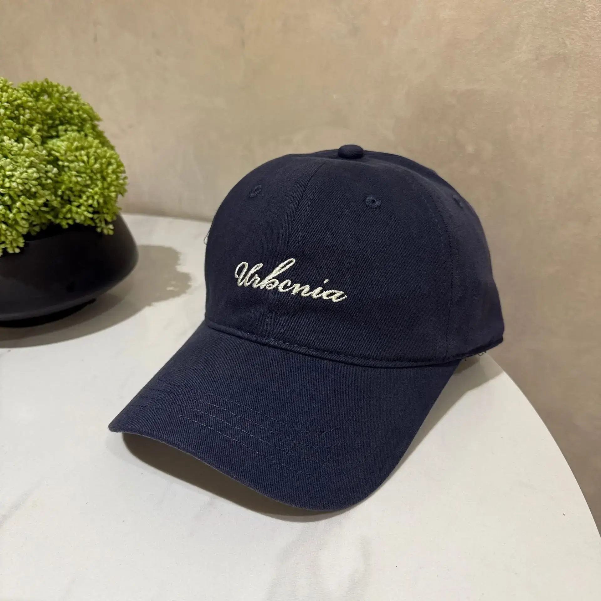 Korean Style Blue Duckbill Cap Women Cotton 2025 - Image 2