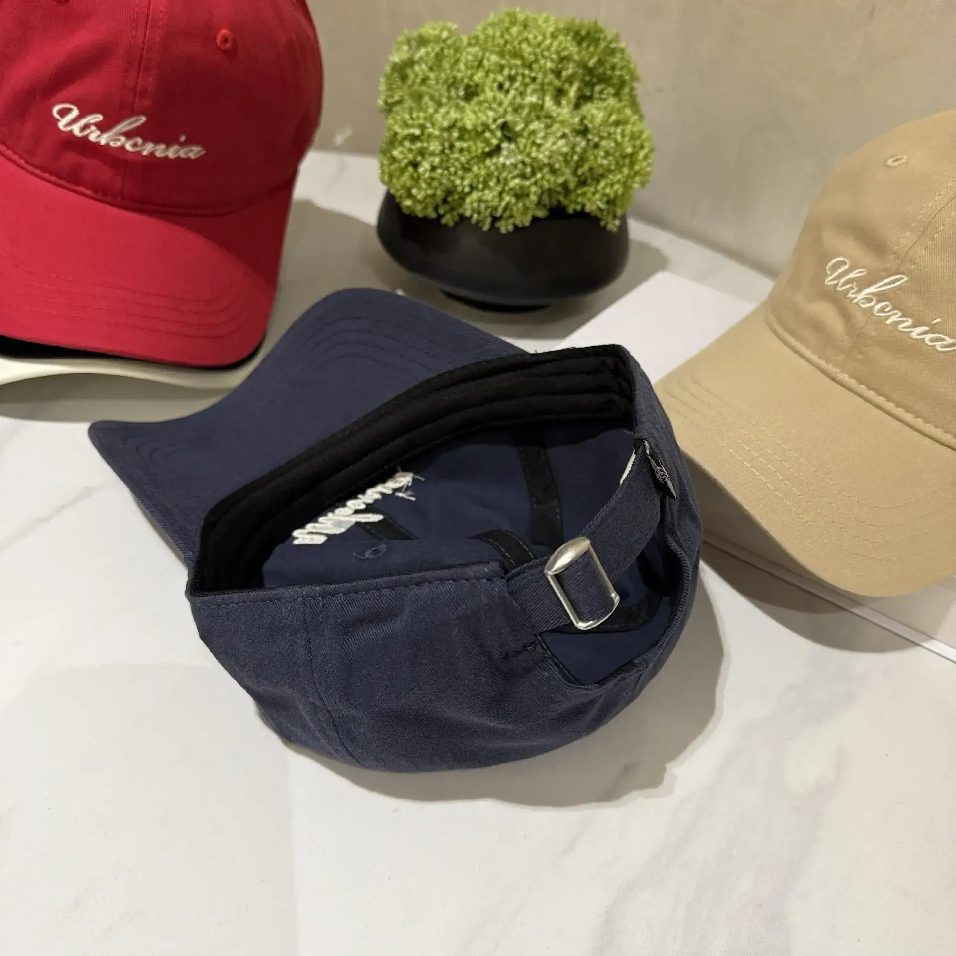 Korean Style Blue Duckbill Cap Women Cotton 2025 — feature 3