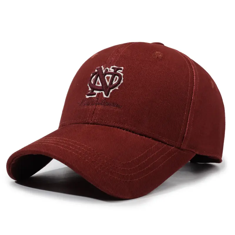 Black Embroidered Letter Baseball Cap Unisex Outdoor Sun Hat - Image 3