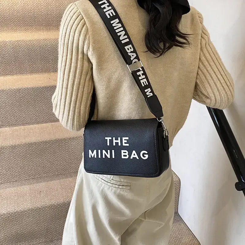 Brown Leather Mini Crossbody Bag for Women - Image 7