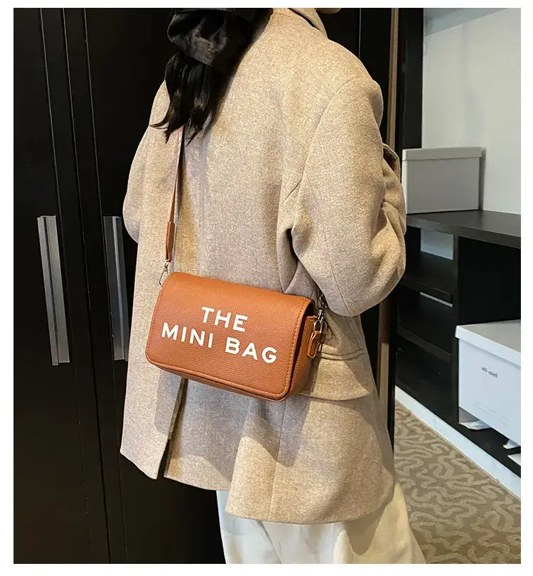 Brown Leather Mini Crossbody Bag for Women — feature 2