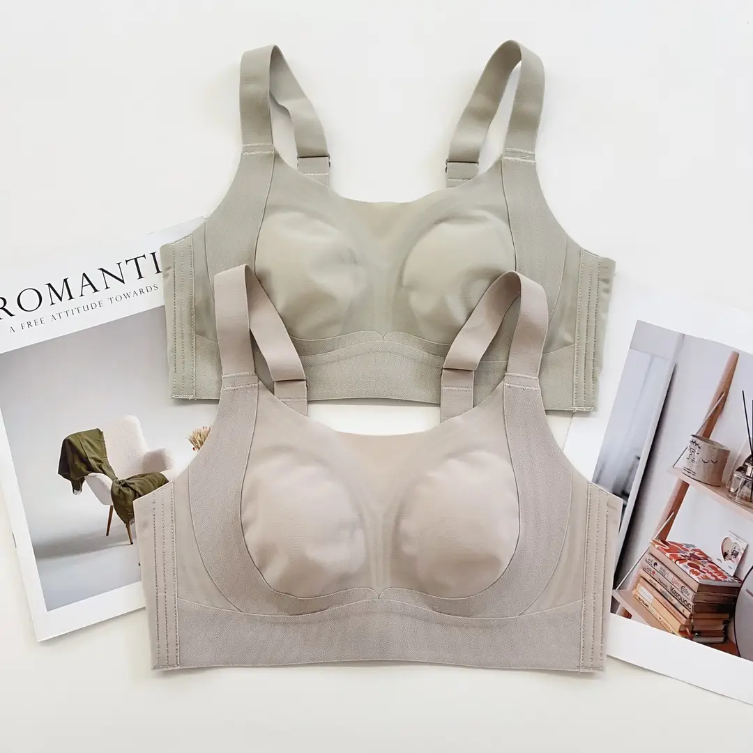 Adjustable Ultra-Thin Bra for Women with Large Busts, Minimizing Appearance, Side Support, Anti-Sagging, Plus Size — feature 3