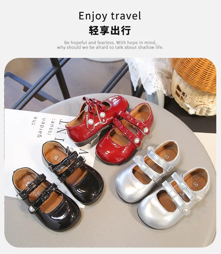 Girls Leather Princess Shoes 2025 Spring Autumn New Shoes — feature 1