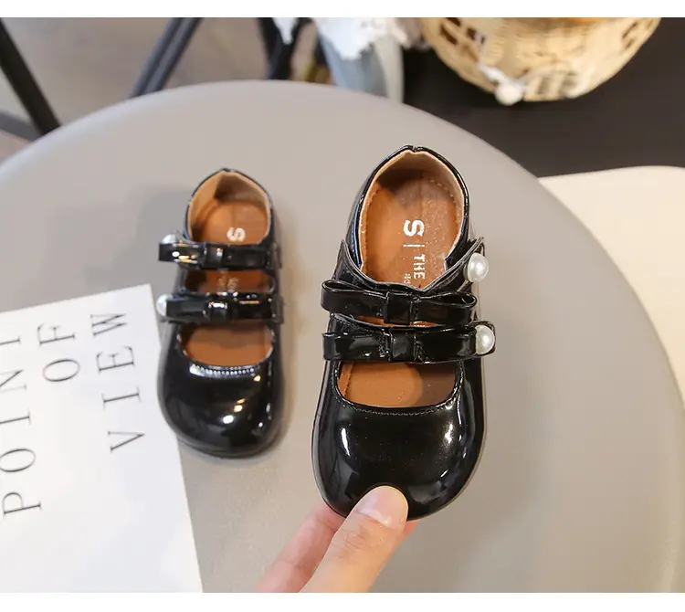 Girls Leather Princess Shoes 2025 Spring Autumn New Shoes — feature 10