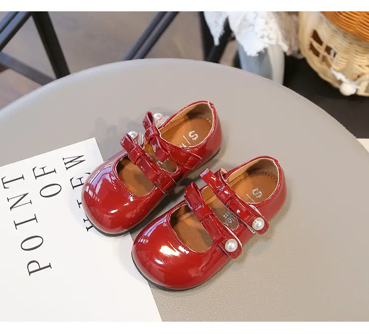 Girls Leather Princess Shoes 2025 Spring Autumn New Shoes — feature 12