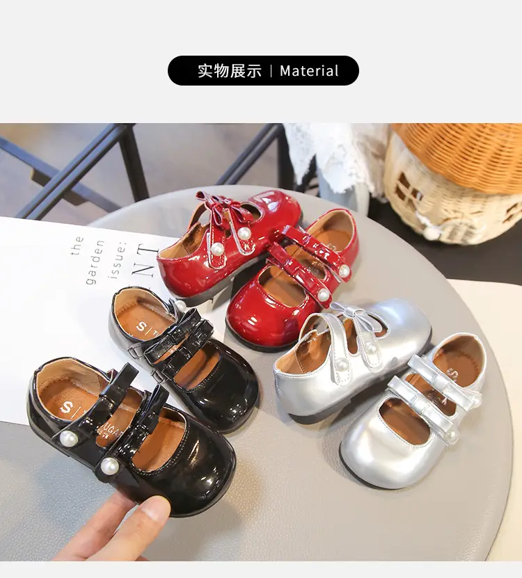 Girls Leather Princess Shoes 2025 Spring Autumn New Shoes — feature 6