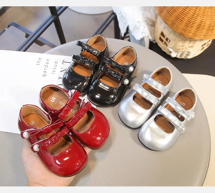 Girls Leather Princess Shoes 2025 Spring Autumn New Shoes — feature 7