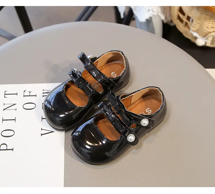 Girls Leather Princess Shoes 2025 Spring Autumn New Shoes — feature 9