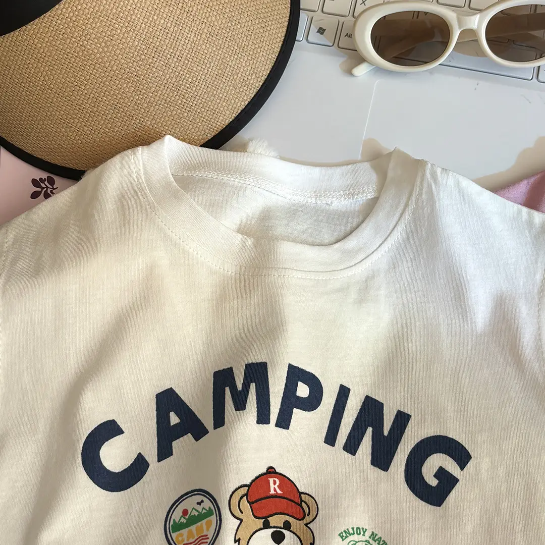 Children's Camping T-Shirt Sleeveless Round Neck — feature 2