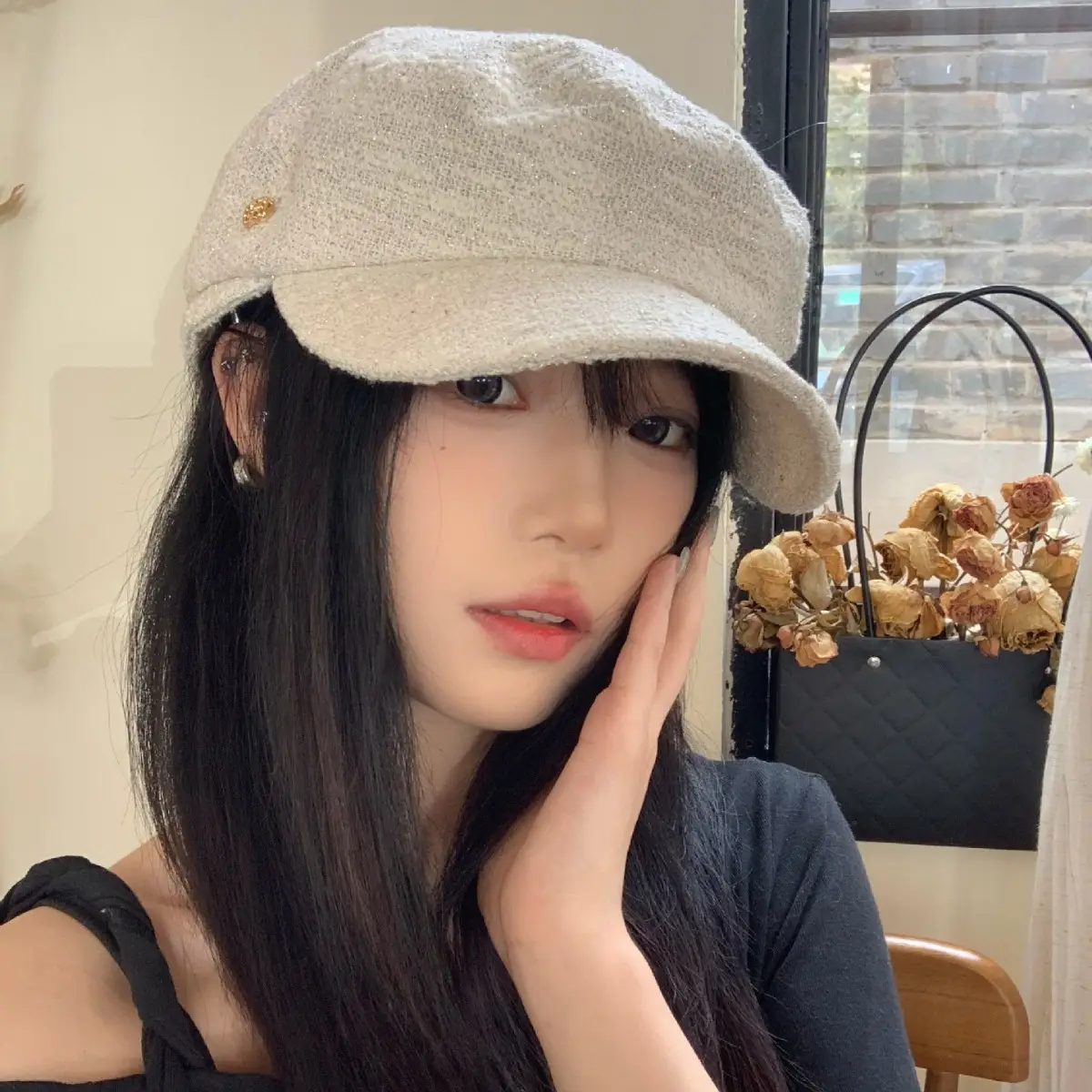 Women's Autumn Face-Slimming Duckbill Hat - Image 2