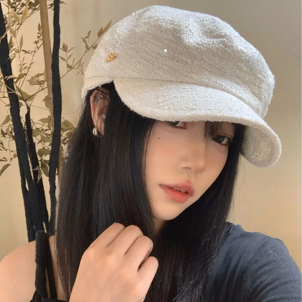 Women's Autumn Face-Slimming Duckbill Hat - Image 3
