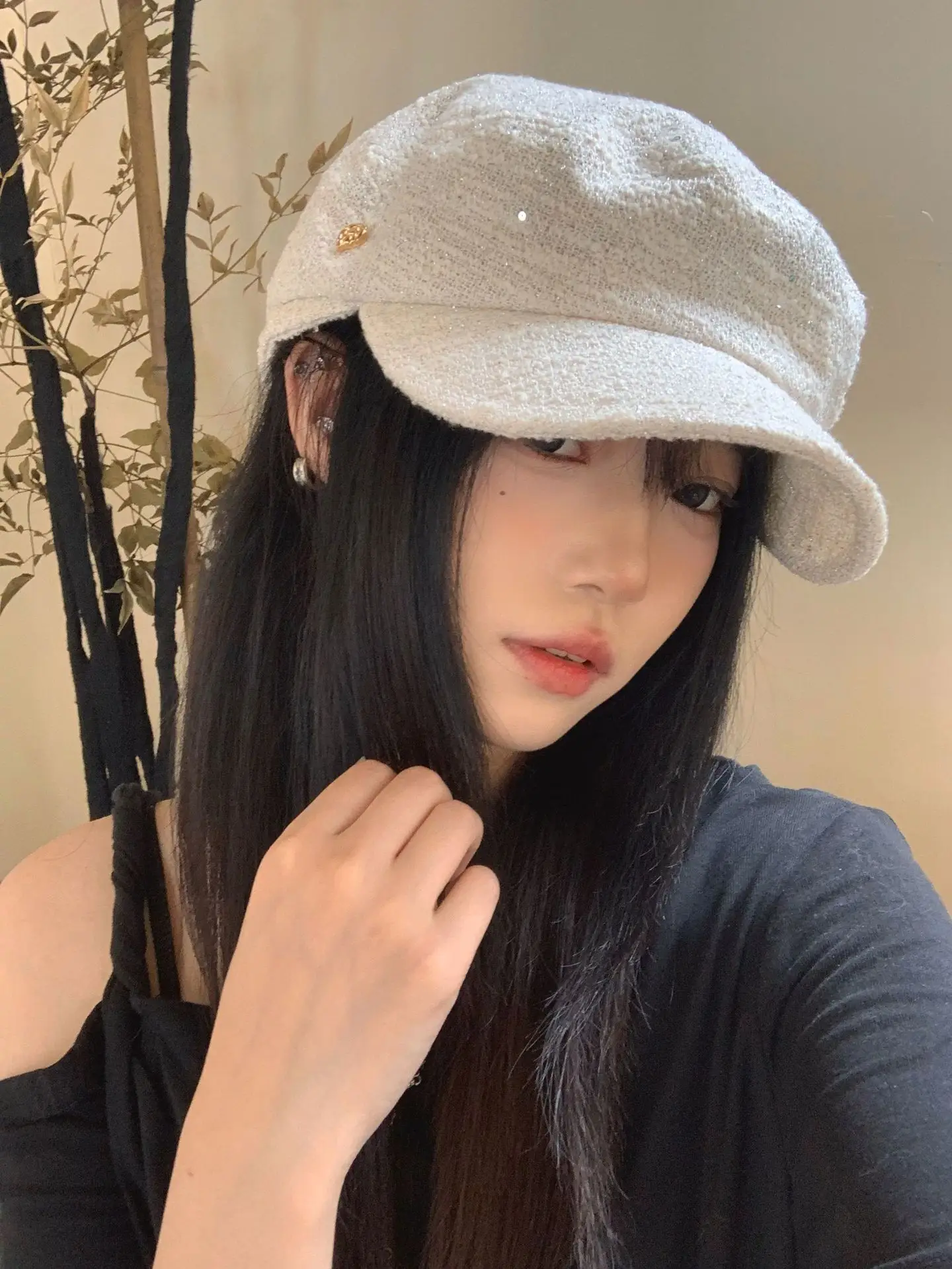 Women's Autumn Face-Slimming Duckbill Hat — feature 12