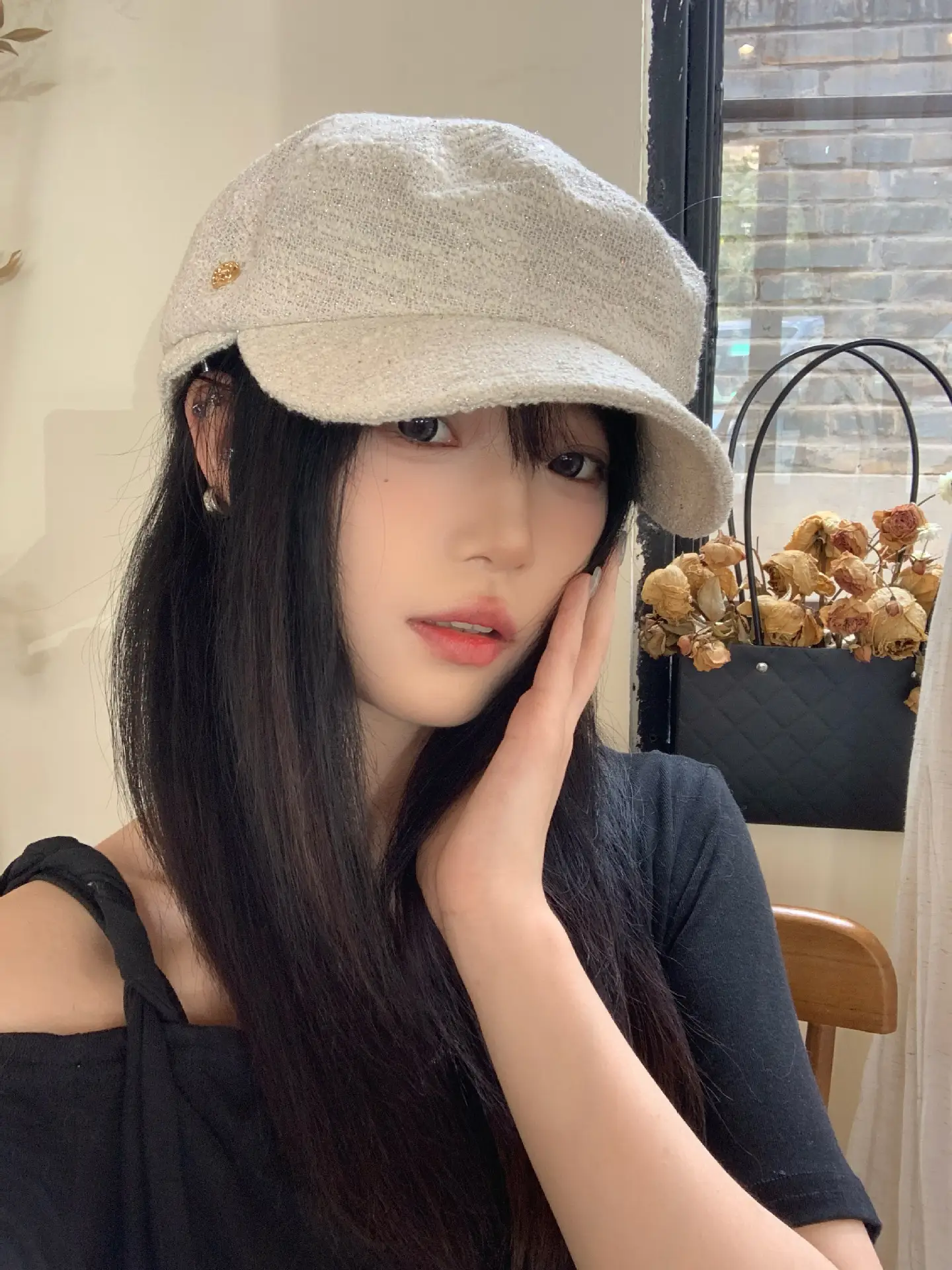Women's Autumn Face-Slimming Duckbill Hat — feature 8