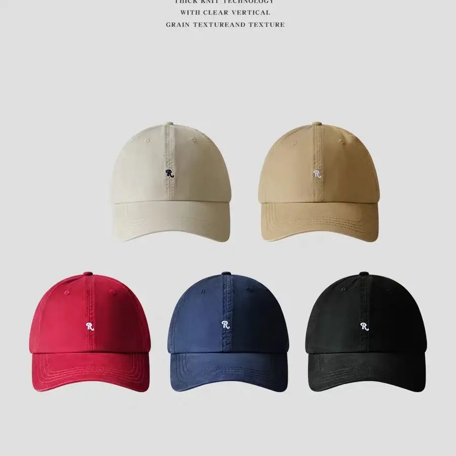 Korean Style Baseball Cap for Women with Embroidered Logo - Image 8