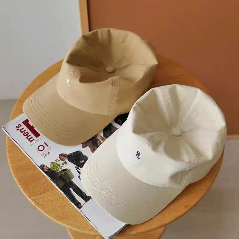 Korean Style Baseball Cap for Women with Embroidered Logo - Image 9