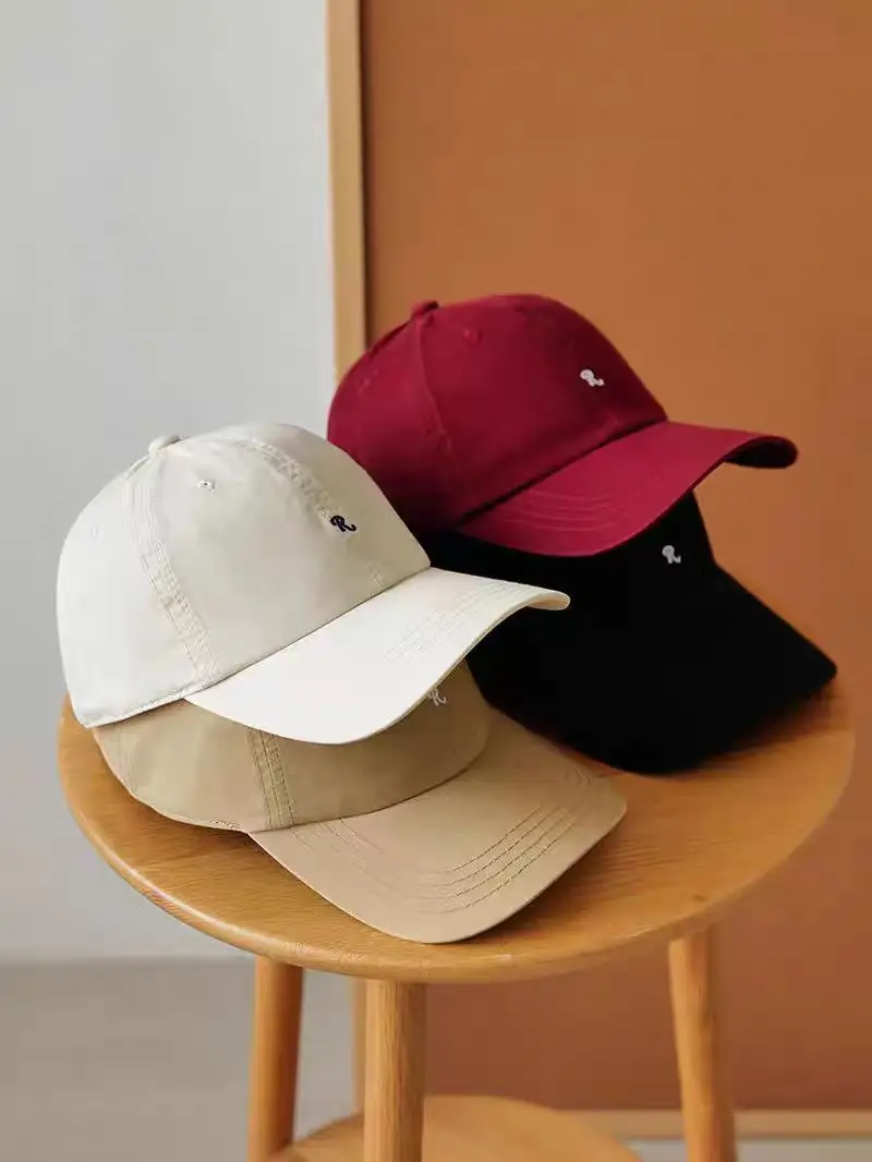 Korean Style Baseball Cap for Women with Embroidered Logo — feature 2