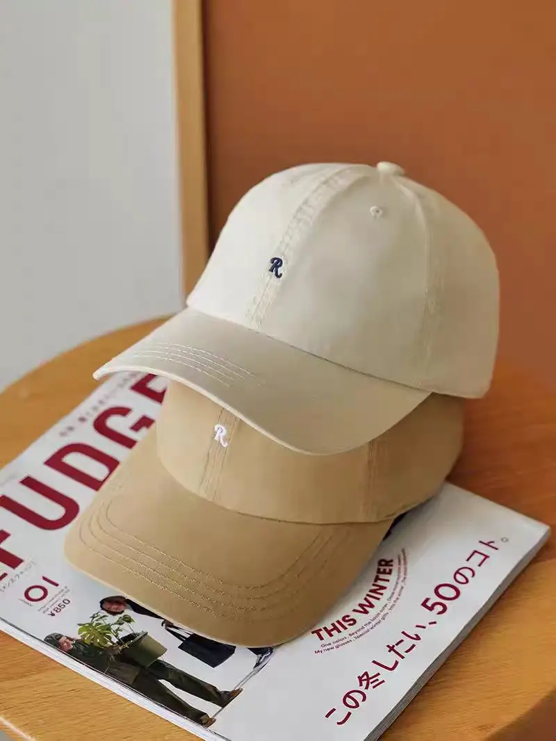 Korean Style Baseball Cap for Women with Embroidered Logo — feature 3