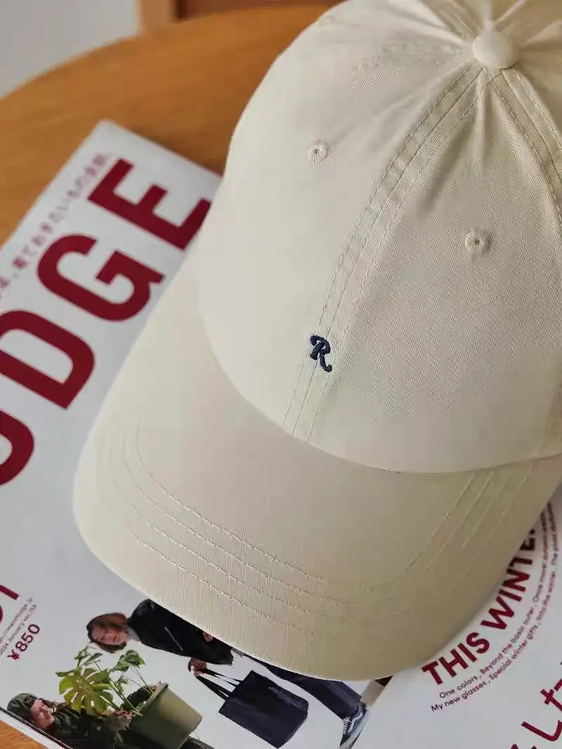 Korean Style Baseball Cap for Women with Embroidered Logo — feature 5