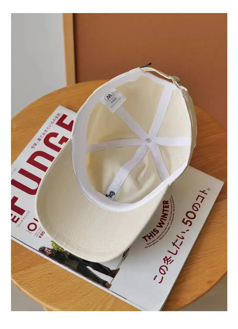 Korean Style Baseball Cap for Women with Embroidered Logo — feature 6