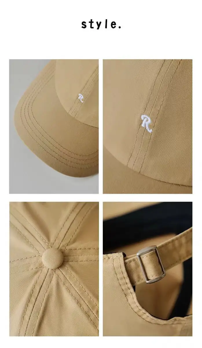 Korean Style Baseball Cap for Women with Embroidered Logo — feature 7