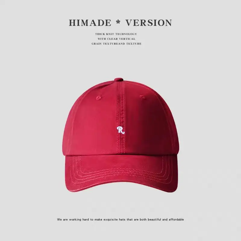 Korean Style Baseball Cap for Women with Embroidered Logo - Image 3