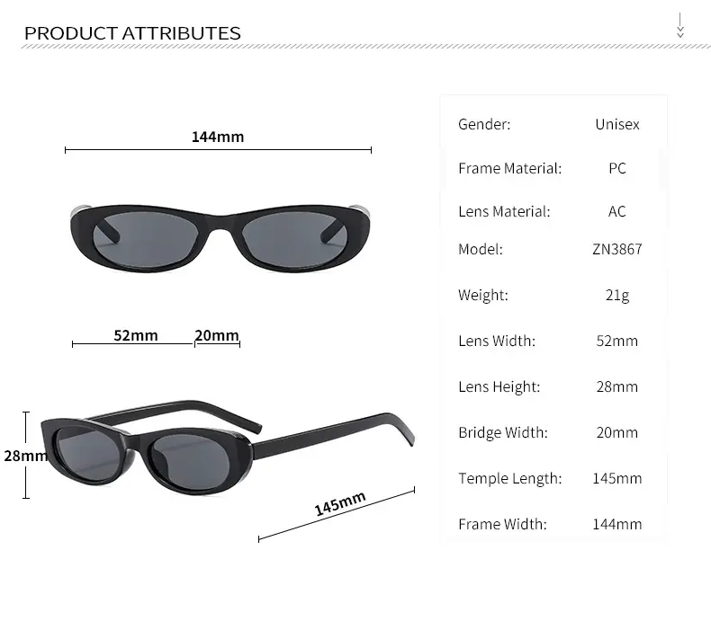2025 New Small Oval Sunglasses for Women β feature 8