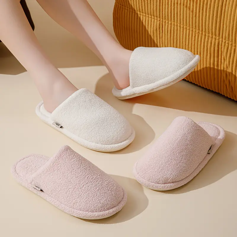 Women Cotton Warm Slippers Non-Slip Winter Autumn - Image 8