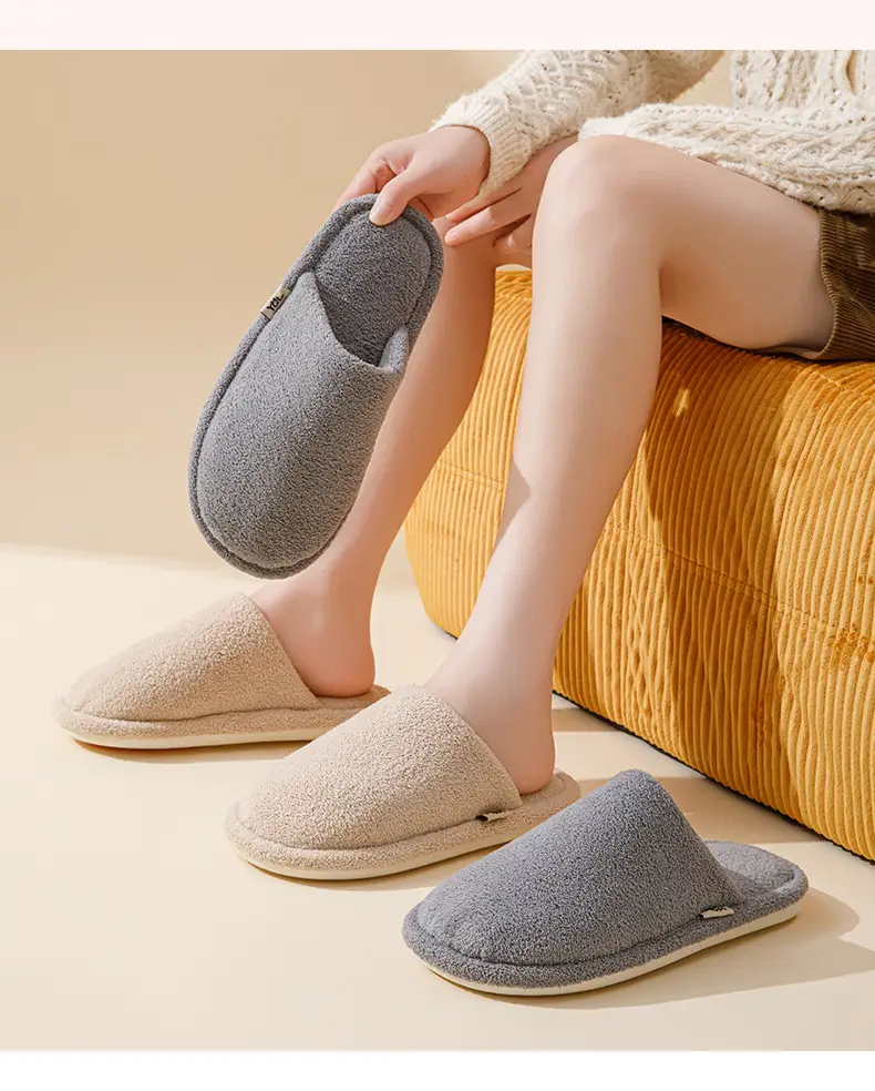 Women Cotton Warm Slippers Non-Slip Winter Autumn — feature 13