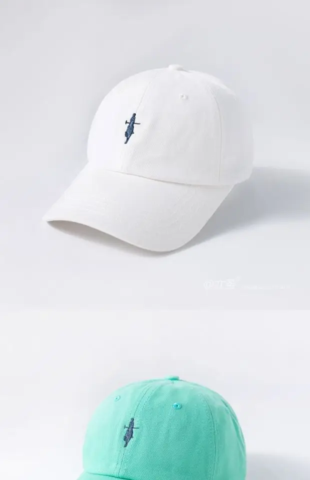 Men Navy Blue Peaked Cap with Logo — feature 3