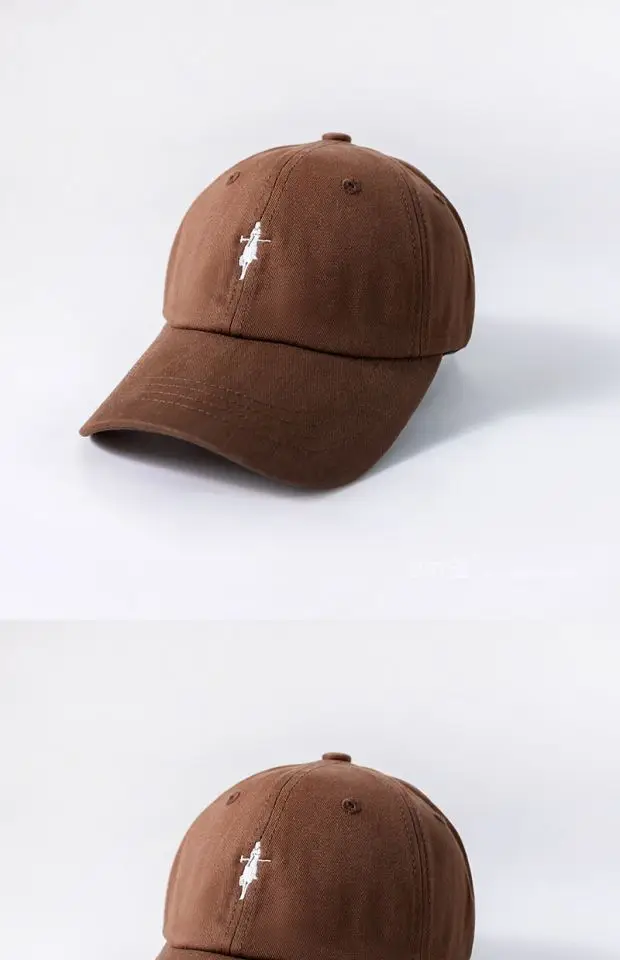 Men Navy Blue Peaked Cap with Logo — feature 5