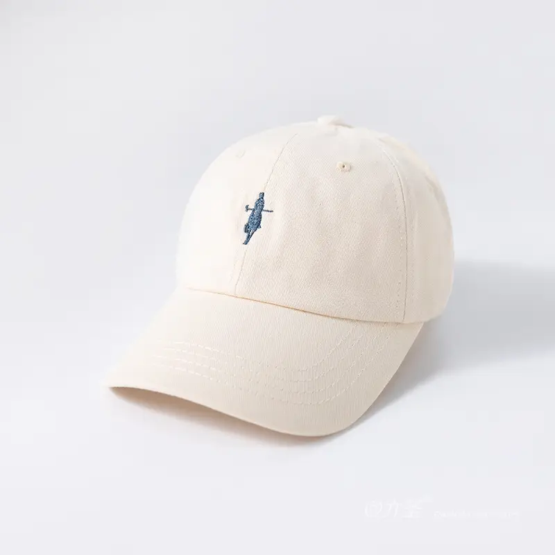 Men Navy Blue Peaked Cap with Logo - Image 4