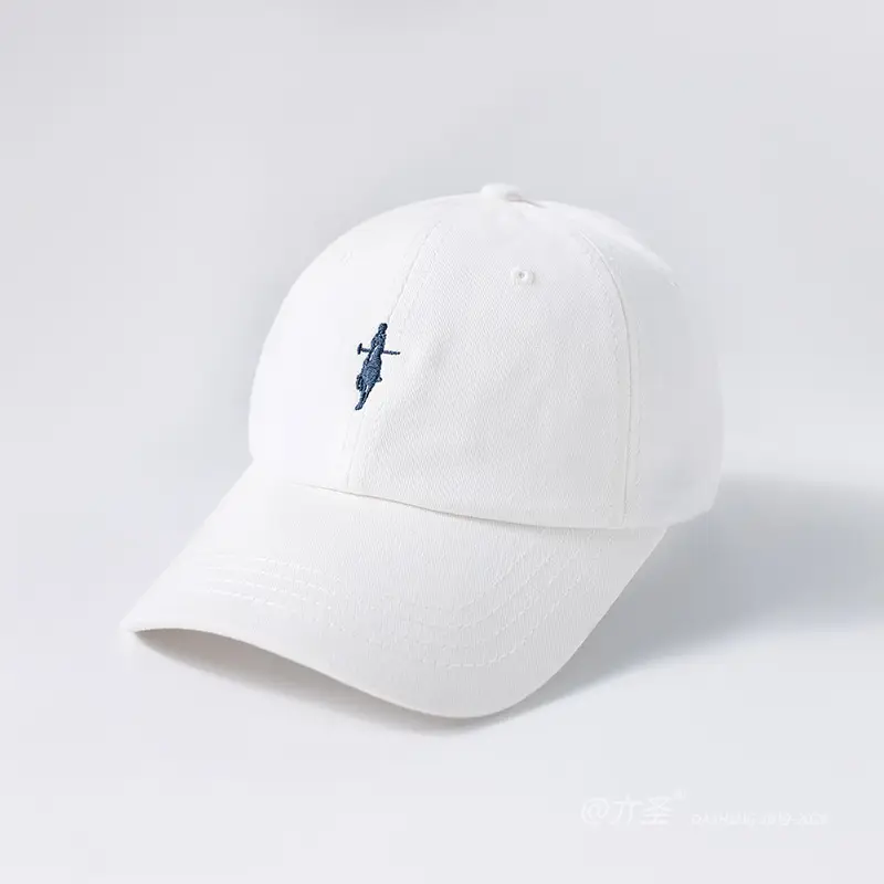 Men Navy Blue Peaked Cap with Logo - Image 5