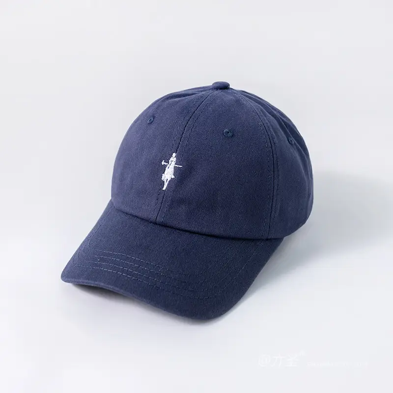 Men Navy Blue Peaked Cap with Logo - Image 9