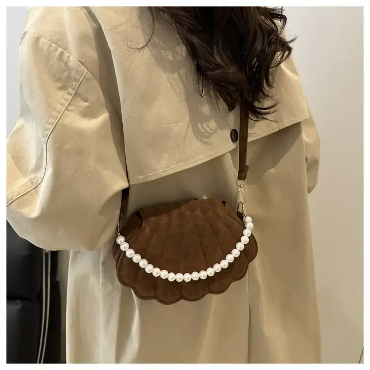 Pink Pearl Embellished Crossbody Bag for Women — feature 16