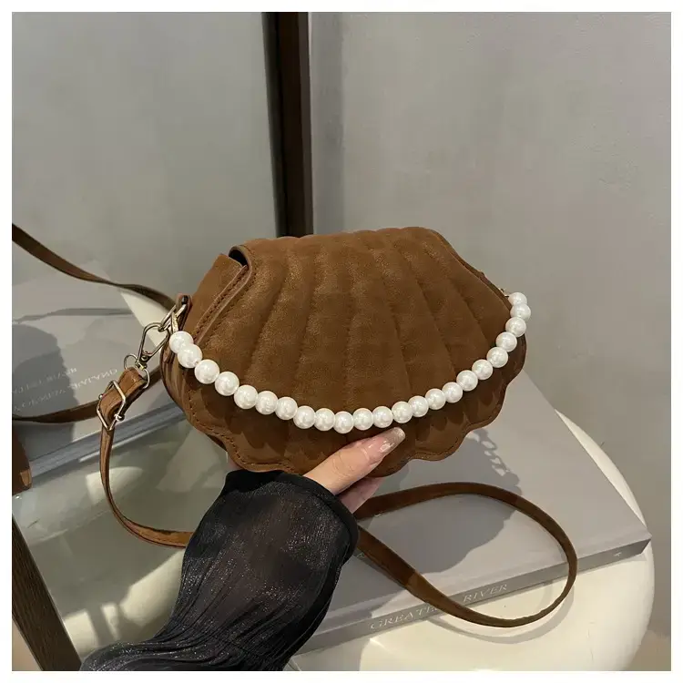 Pink Pearl Embellished Crossbody Bag for Women — feature 22