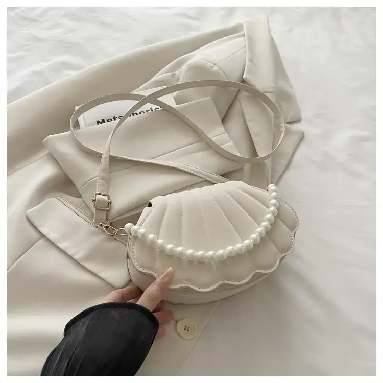 Pink Pearl Embellished Crossbody Bag for Women — feature 26