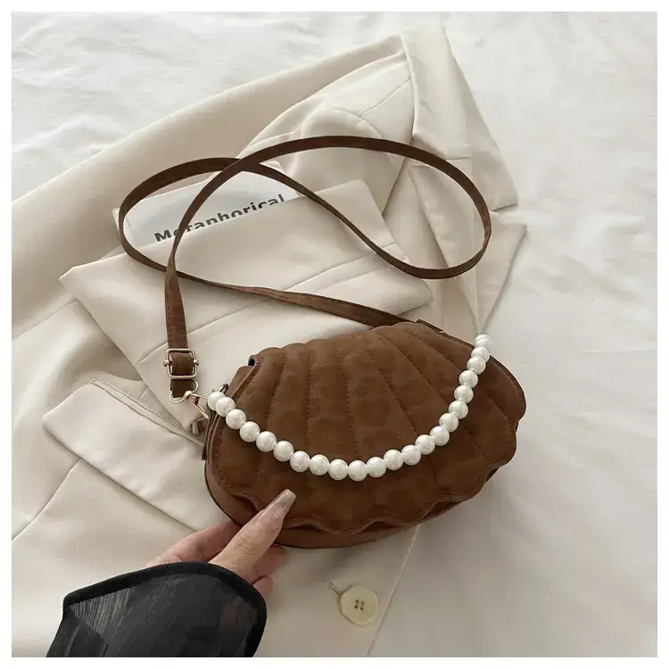Pink Pearl Embellished Crossbody Bag for Women — feature 27