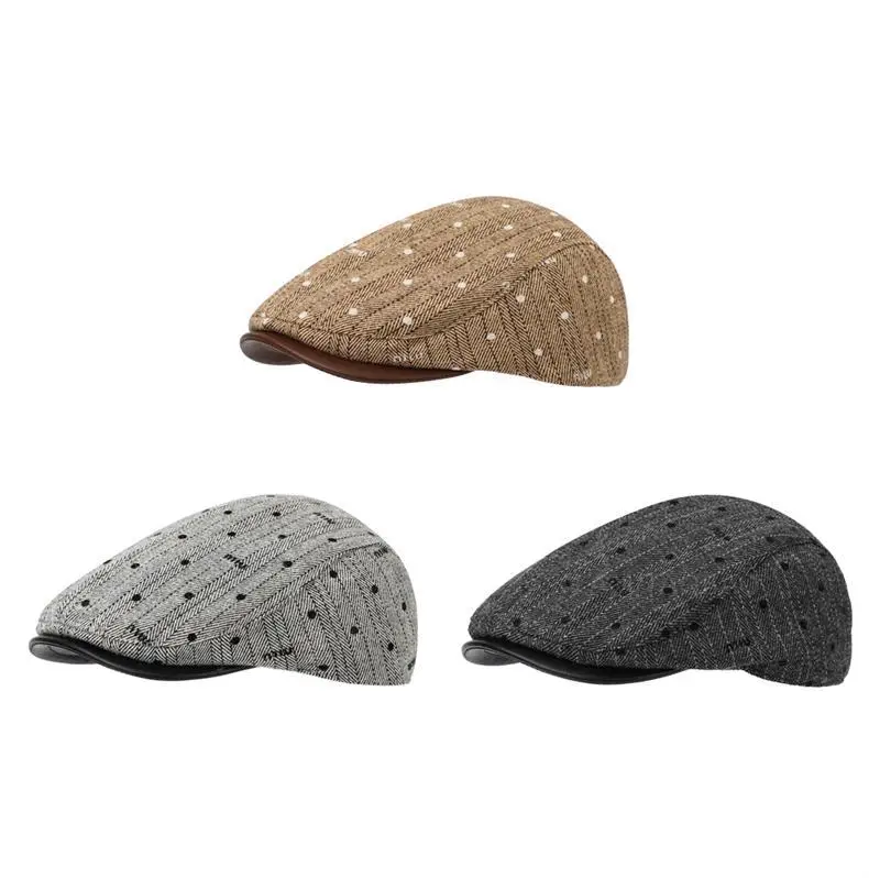 Women Herringbone Brim Hat with Sunshade & Duck Cap — feature 1