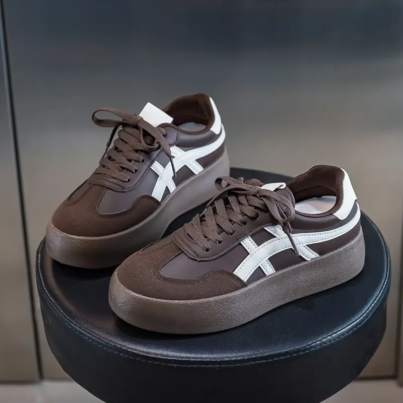 Niche Retro Sneakers for Men and Women, Spring & Fall Casual Women's Shoes, Thick-Soled Student Moral Training Shoes, Casual Shoes F8861 - Image 11