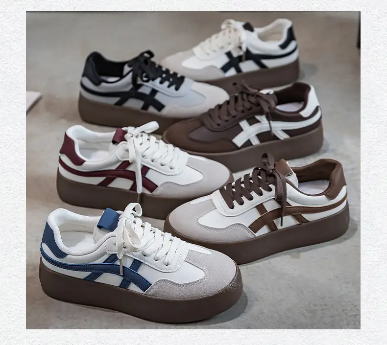 Niche Retro Sneakers for Men and Women, Spring & Fall Casual Women's Shoes, Thick-Soled Student Moral Training Shoes, Casual Shoes F8861 — feature 17