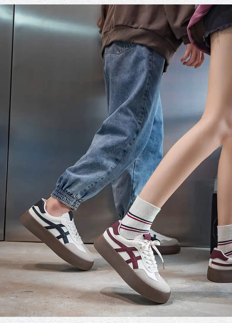 Niche Retro Sneakers for Men and Women, Spring & Fall Casual Women's Shoes, Thick-Soled Student Moral Training Shoes, Casual Shoes F8861 — feature 23