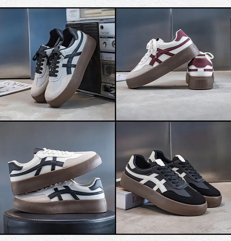 Niche Retro Sneakers for Men and Women, Spring & Fall Casual Women's Shoes, Thick-Soled Student Moral Training Shoes, Casual Shoes F8861 — feature 25