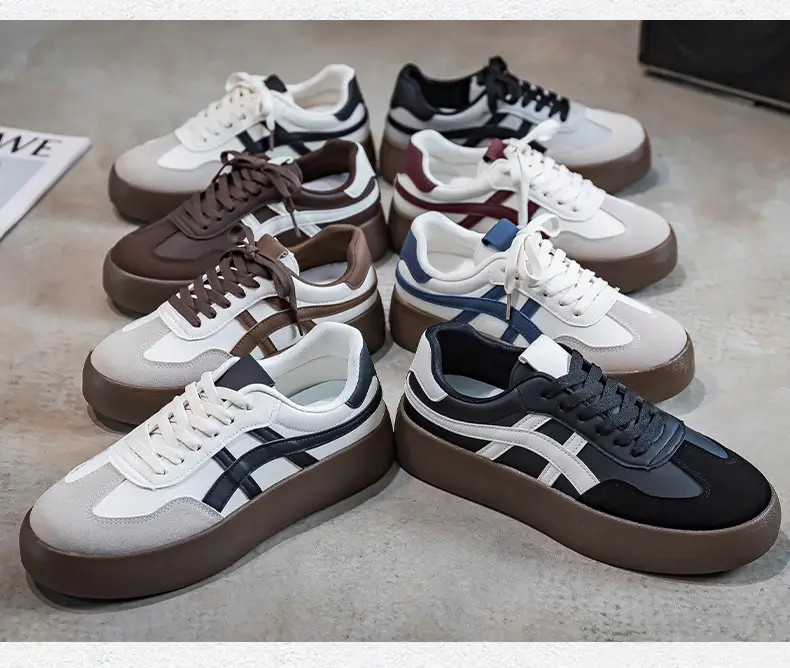 Niche Retro Sneakers for Men and Women, Spring & Fall Casual Women's Shoes, Thick-Soled Student Moral Training Shoes, Casual Shoes F8861 — feature 26